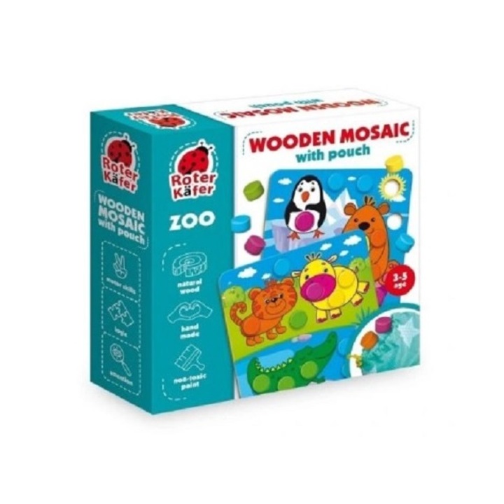 Joc educativ Roter Kafer, Lemn, 3 ani+, Multicolor