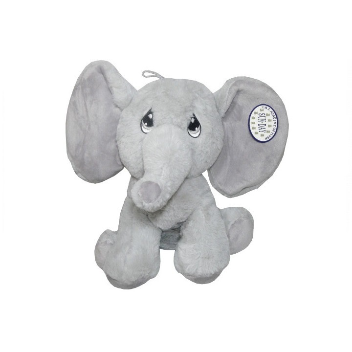 Jucarie elefant A.S. Academy of Plush, 20cm, Gri
