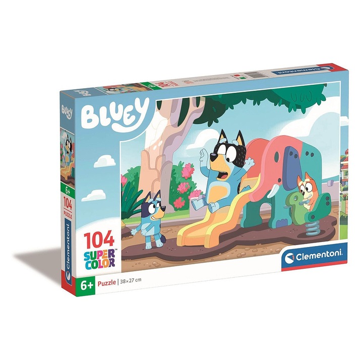 Puzzle carton Bluey Playground 104 piese