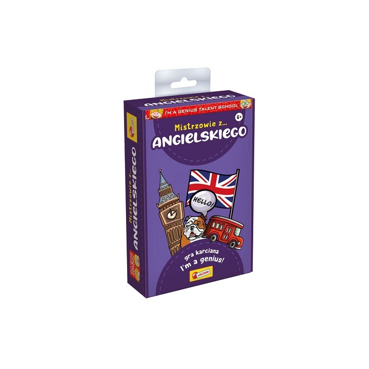 Lisciani Iam Genius Card Game English 01436