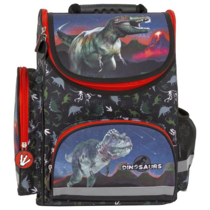 Ghiozdan ergonomic, MB, Multicolor, Imprimeu dinozauri