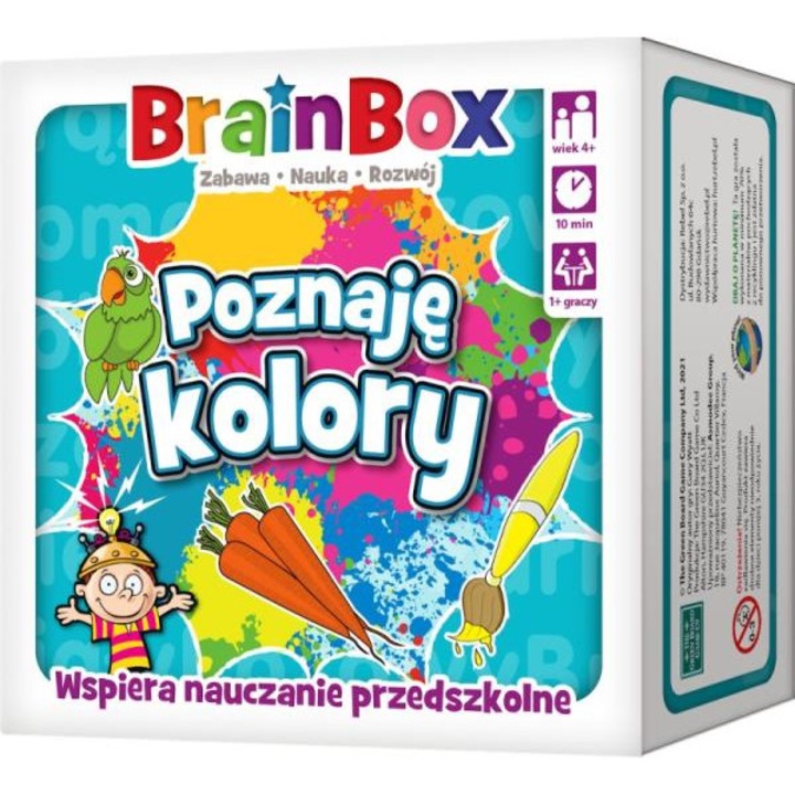 Образователна игра BrainBox, Учене на цветове, полски език
