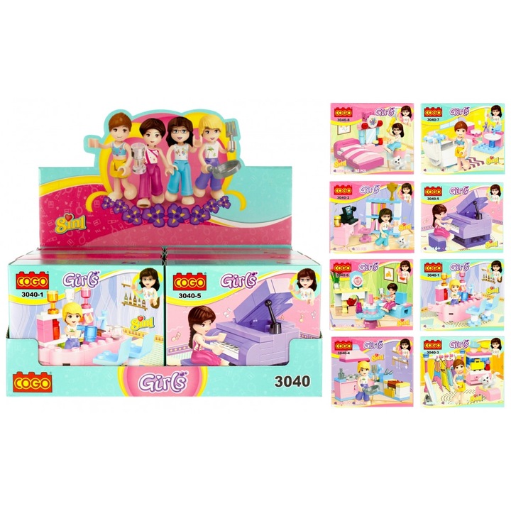 ND39_481449 ÉPÍTŐLEMEZ 15X12X5 MC GIRL MIX8 DISP 8/72/144