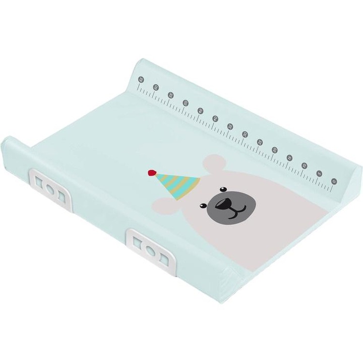 Saltea de infasat cu sistem siguranta Sensillo, 70 cm, Verde menta