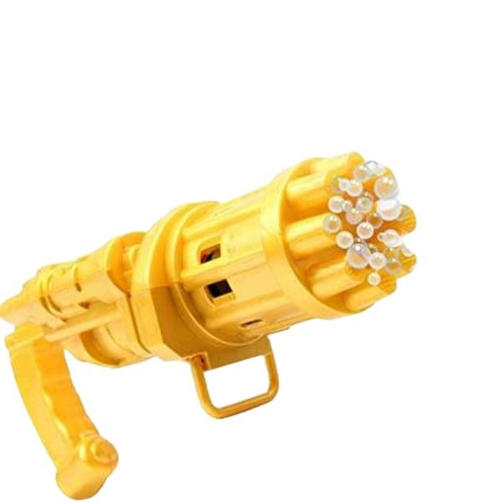 Léggömbpisztoly, műanyag, sárga, 3+