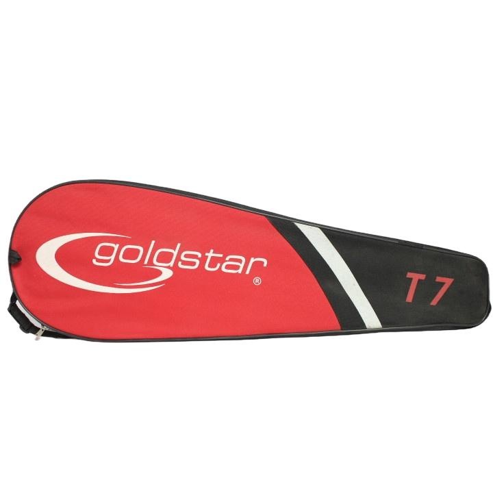 Táska tollaslabda ütőhöz, Goldstar, T7, piros/fekete