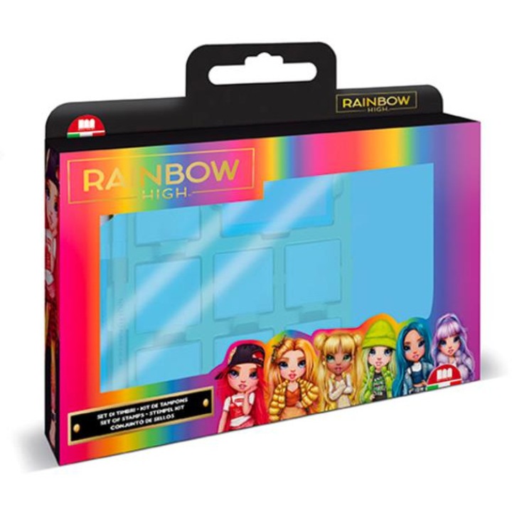 Bélyegkészlet, Rainbow High, Szállítótok, Többszínű