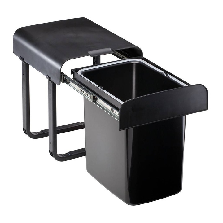 EKOTECH - Beépíthető hulladékgyűjtő ALADIN BLACK BIO - 1 x 16 liter