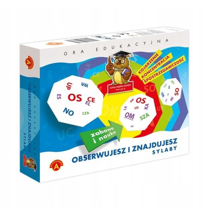 Oktatási játék szótagjai, Alexander, Többszínű