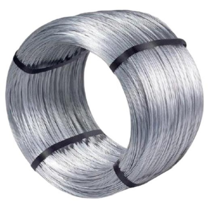 Horganyzott huzal, Kohászat, 1 mx 3 mm, Ezüst