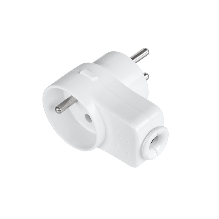 Stecher unghiular cu priza si impamantare WTG-10