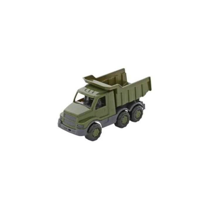 Basculanta militara de jucarie, POLESIE, Plastic, 25.5x12x11cm, Verde
