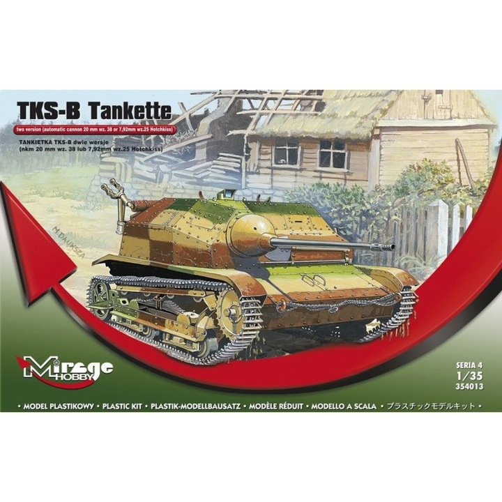Tanqueta műanyag TKS-B modell
