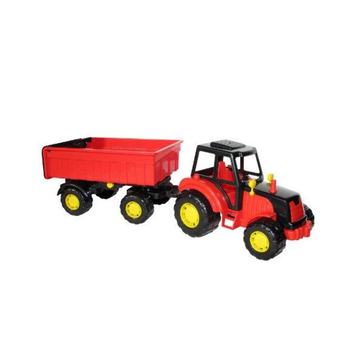 ND17_ZA-79548 Wader-Polesie 35257 traktor játék pótkocsival