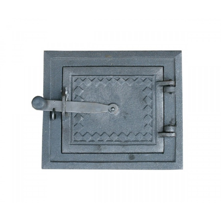 Usa pentru soba, UN, Fonta, 22x26cm, Argintiu