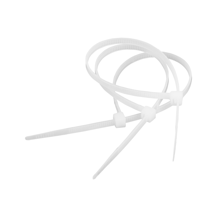 NAR0047-15.1 Кабелна превръзка 2,5 mm/15 cm бяла Cabletech 100бр., CABLETECH