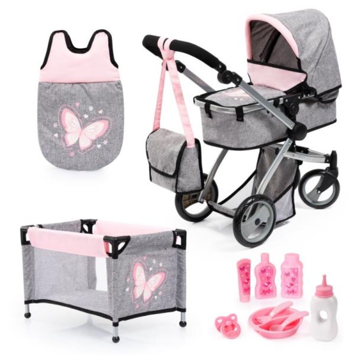 Set carucior pentru papusi Bayer City Star Mega