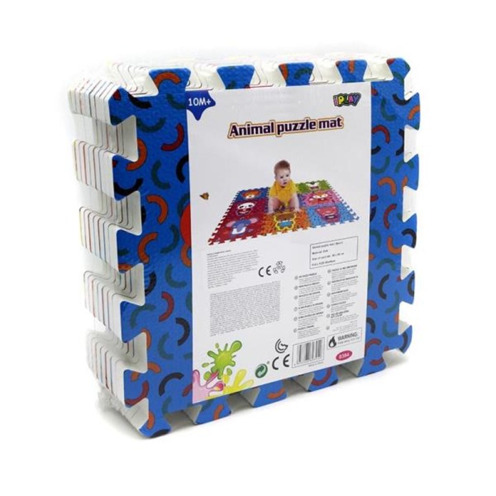 Baba puzzle, PLAY, Hab, Állatmodell, 9 db, 1+ év, 86x86cm, Többszínű