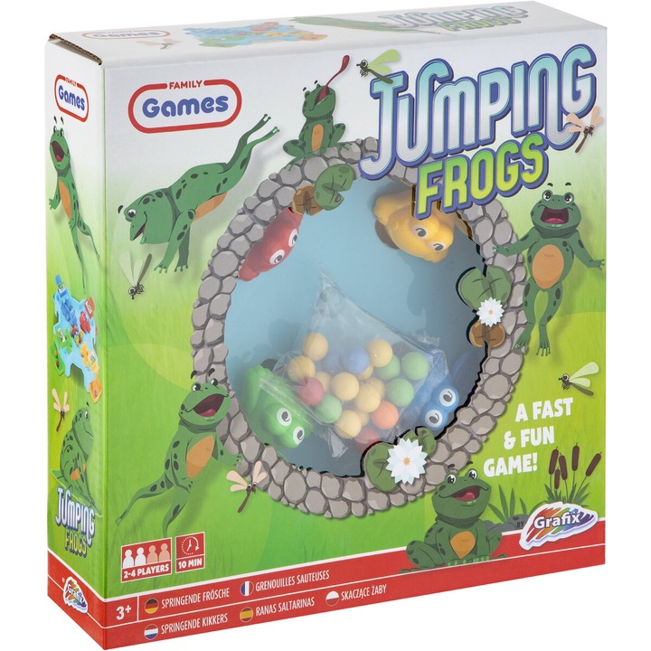 Jumping Frogs ügyességi játék Grafix