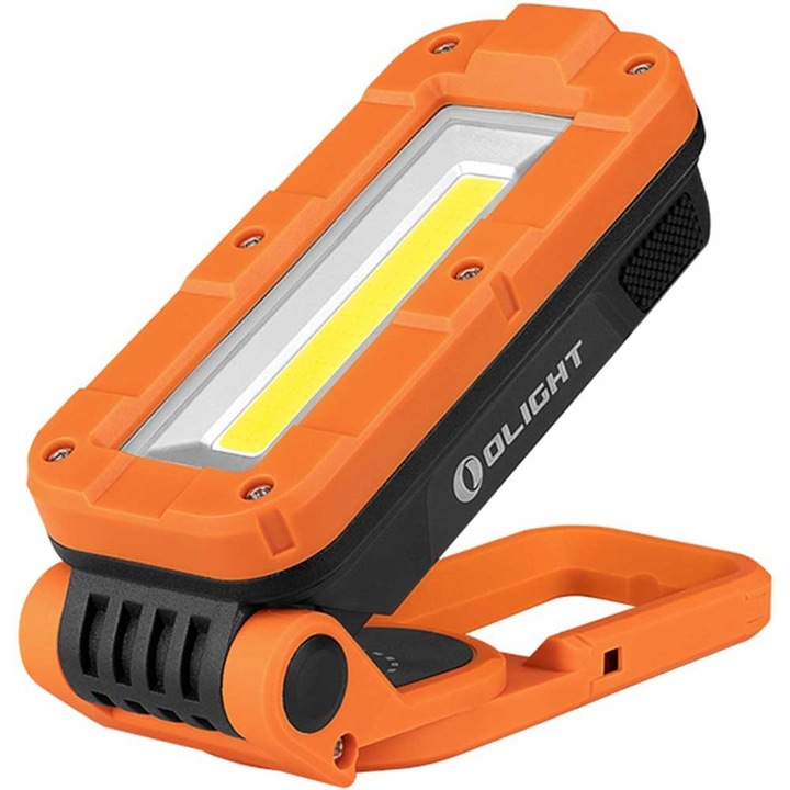 Lampa lucru, Olight, LED, 1100 lm, Plastic, Li-Ion, 5200mAh, 130x54x47 mm, Negru/Portocaliu