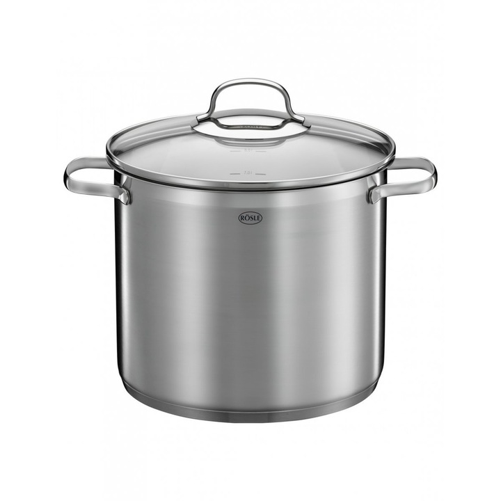 Oala, Rosle, Inox, 24cm, 8l, Argintiu