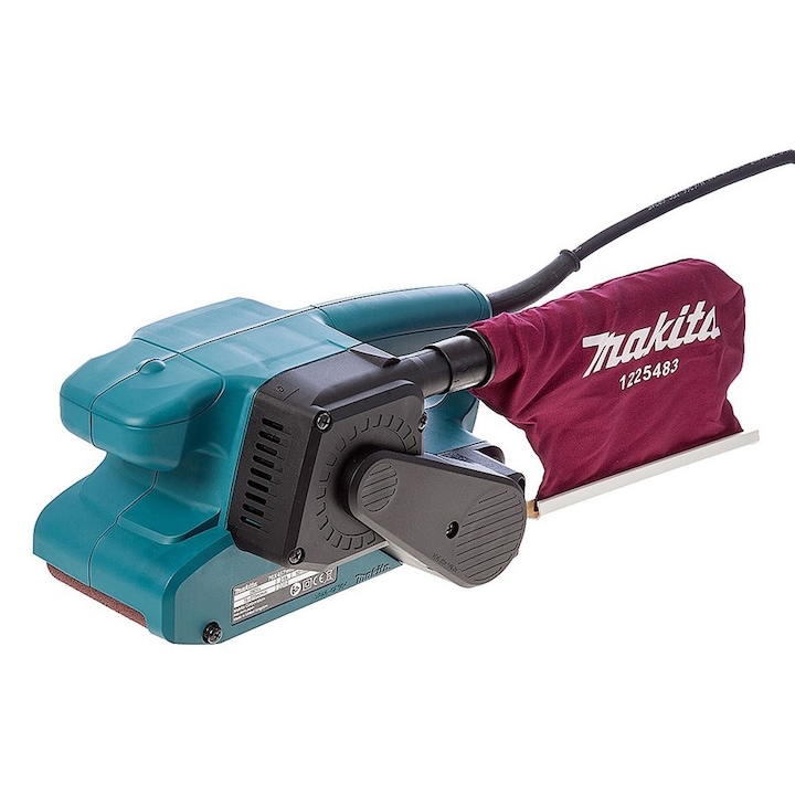 Slefuitor cu banda, Makita, 650 W, Viteza reglabila, 2.6 Kg, Albastru
