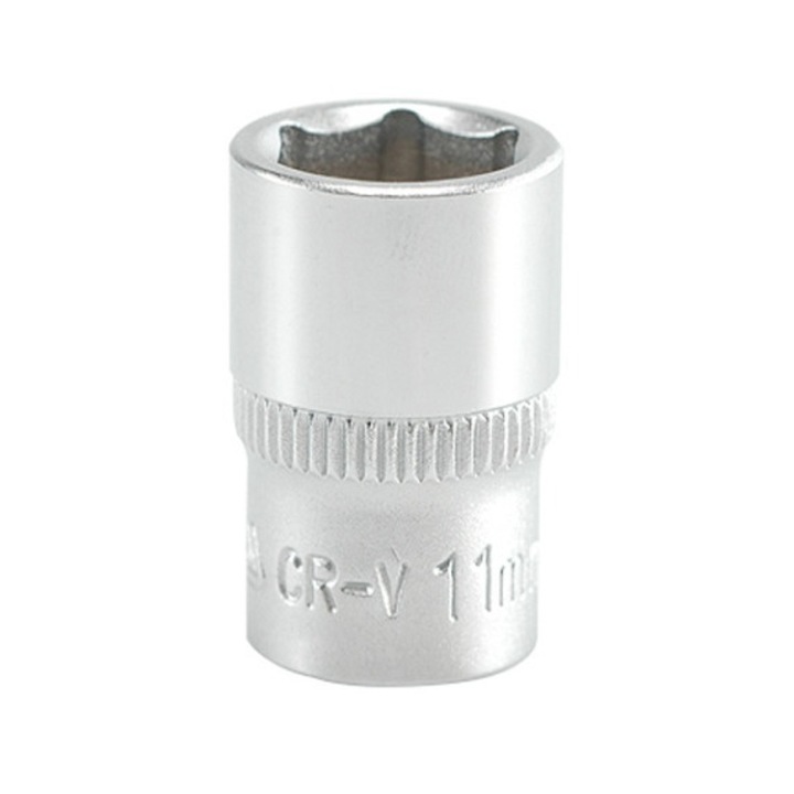 Шестостенен ключ, Yato, хром ванадий, къс, 1/4'', 13 мм, сребро