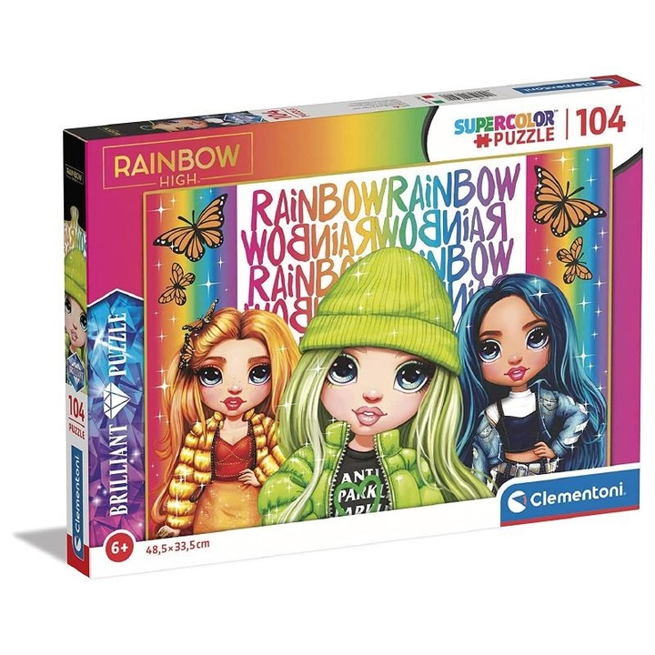 ND39_503476 PUZZLE 104EL CLM 20342 BRILLIANT RAINBOW PUD