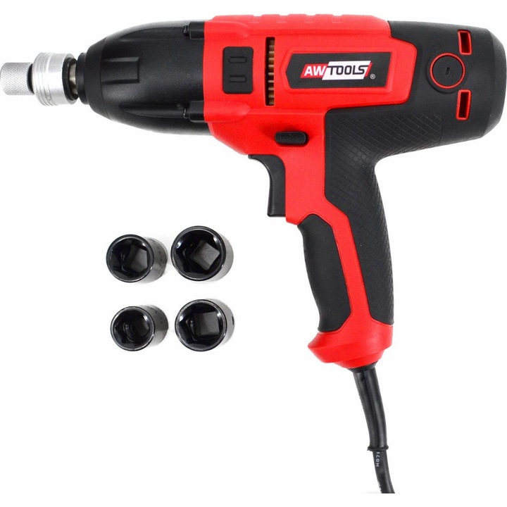 Ударен винтоверт, AwTools, 450W, 3300 об./мин., Червен/Черен