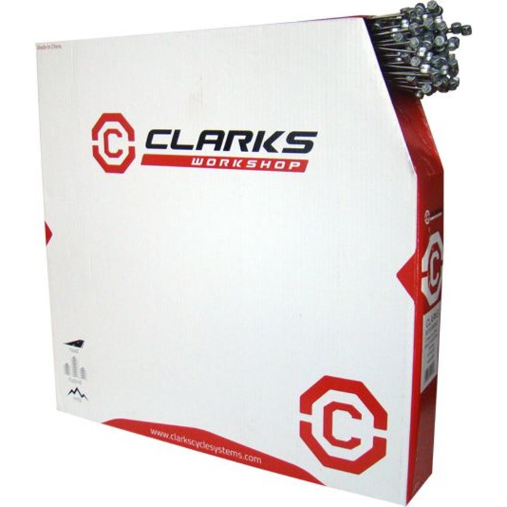 Комплект 100 х Спирачно жило, Clarks, 200 mm, Черен