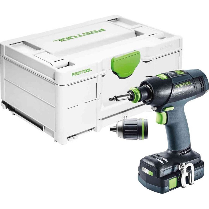 Burghiu, Festool, 18V, 1500rpm, Multicolor