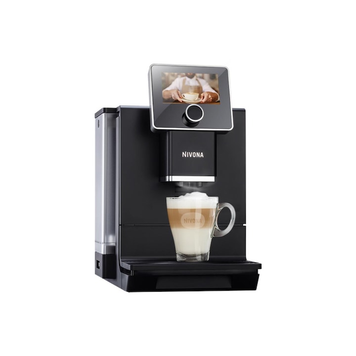 Espressor model Cafe Romatica 960, Nivona, Putere 1465 W, Capacitate 2.2 l/270 g, 36x28x50 cm, Negru