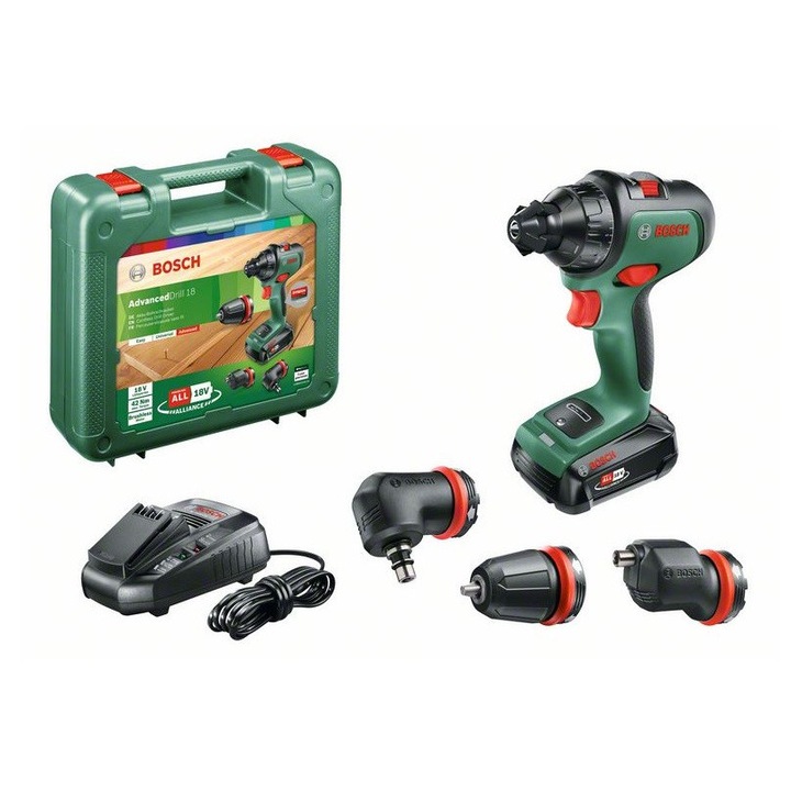 Бормашина, Bosch, Li-ion, 430 оборота, Многоцветна