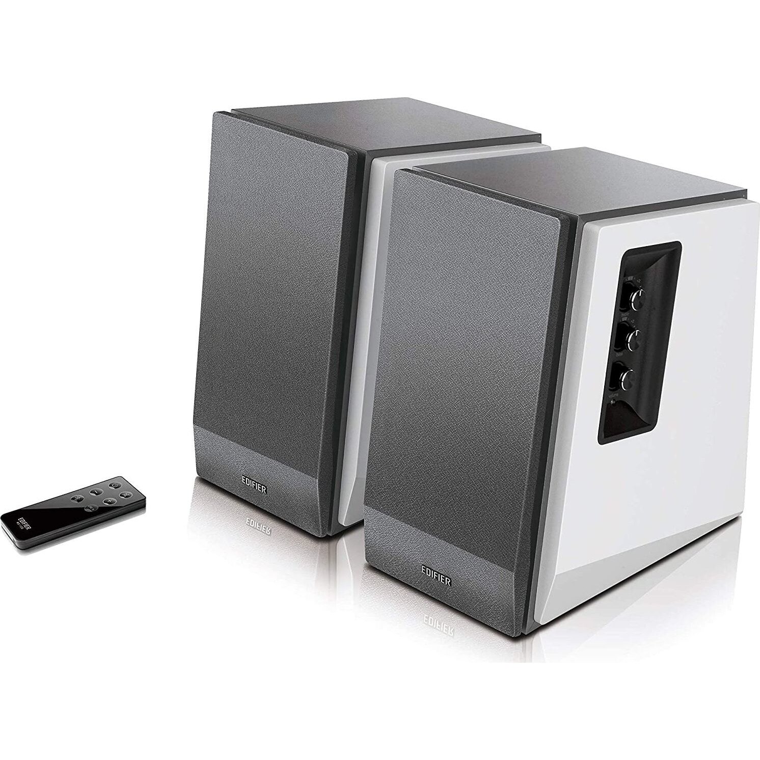 Set 2 boxe, Edifer, Conectivitate Bluetooth, Alb/Gri