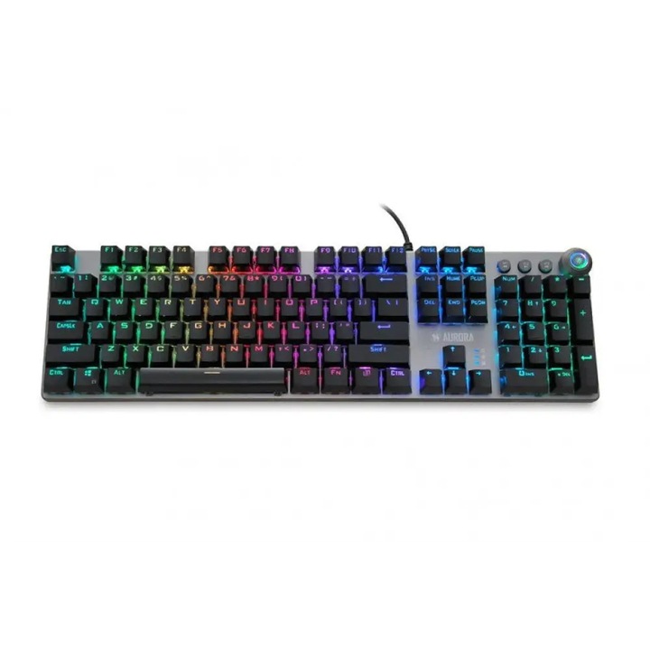 Tastatura AS212, AOAS, roz, set cu mouse