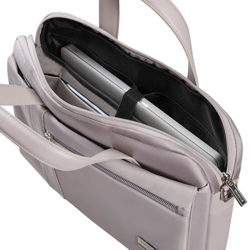 Geanta laptop, Samsonite, Nylon, 15.6 inch, Liliac perlat