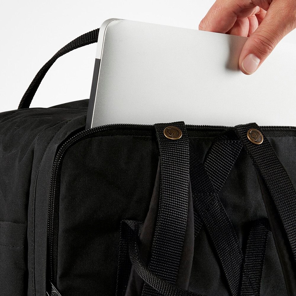 Rucsac laptop, Fjallraven Kanken, Vinil, 13 inch, Ocru