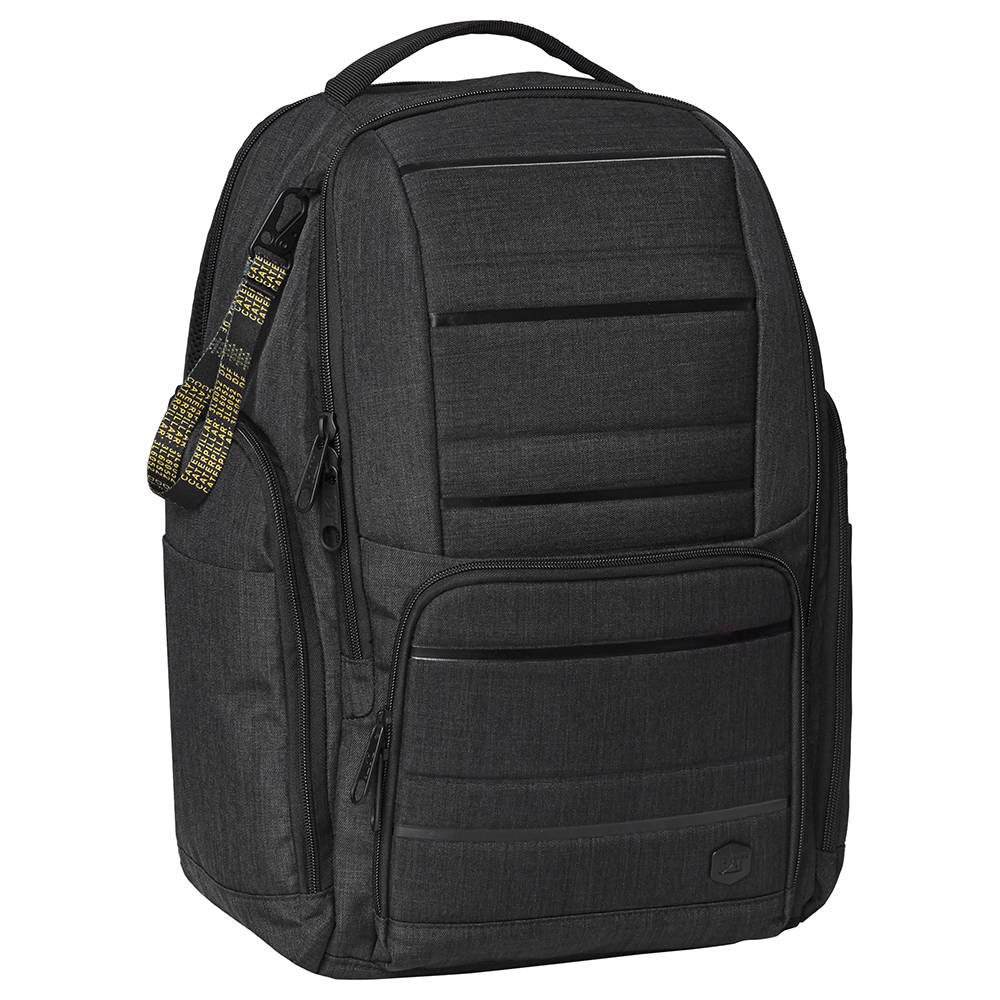 Rucsac pentru laptop model B. Holt Protect, Caterpillar, Poliester, Capacitate 28 l, 44 x 35 x 29 cm, Negru