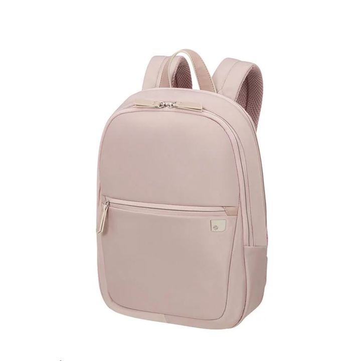 Rucsac pentru laptop 14.1" model Eco Wave, Samsonite, Poliester, Capacitate 13 l, 40 x 29 x 7 cm, Crem