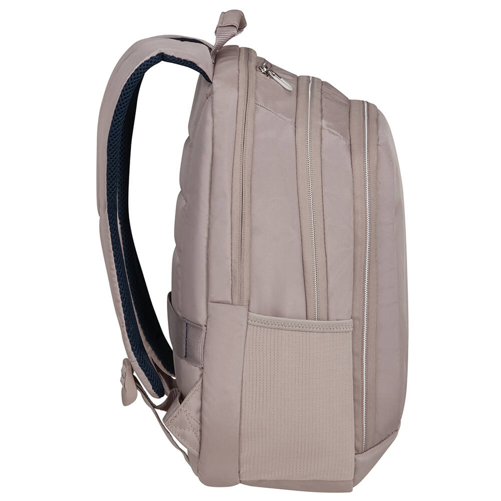 Rucsac pentru laptop model Guardit Classy, Samsonite, Poliester, 14.1", Capacitate 17.5 l, 40 x 29 x 18 cm, Gri