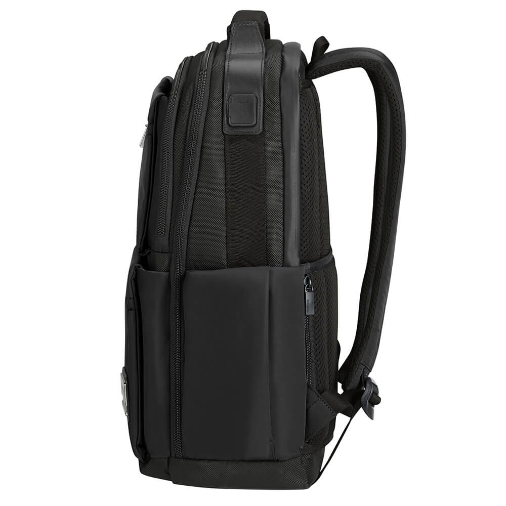Rucsac pentru laptop Openroad 2.0, Samsonite, Nailon, Laptop 15.6", Capacitate 18 l, 31 x 43 x 17 cm, Negru