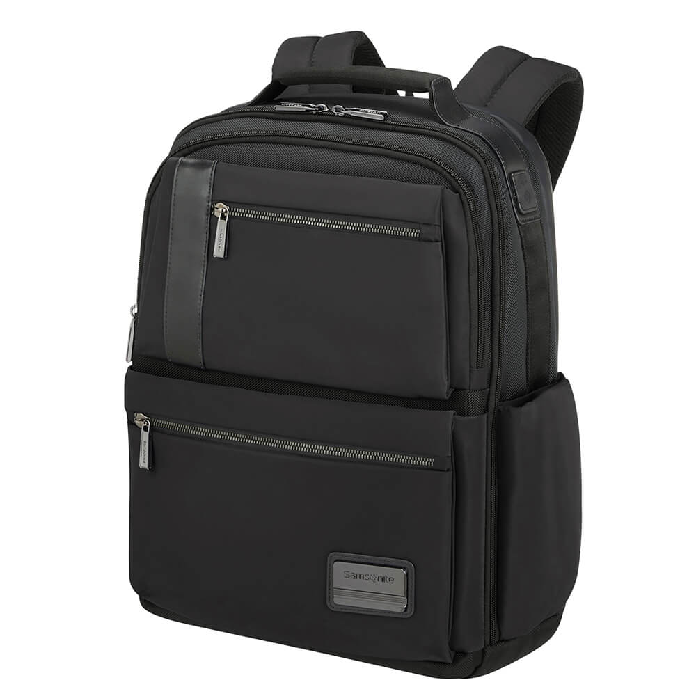 Rucsac pentru laptop Openroad 2.0, Samsonite, Nailon, Laptop 15.6", Capacitate 18 l, 31 x 43 x 17 cm, Negru