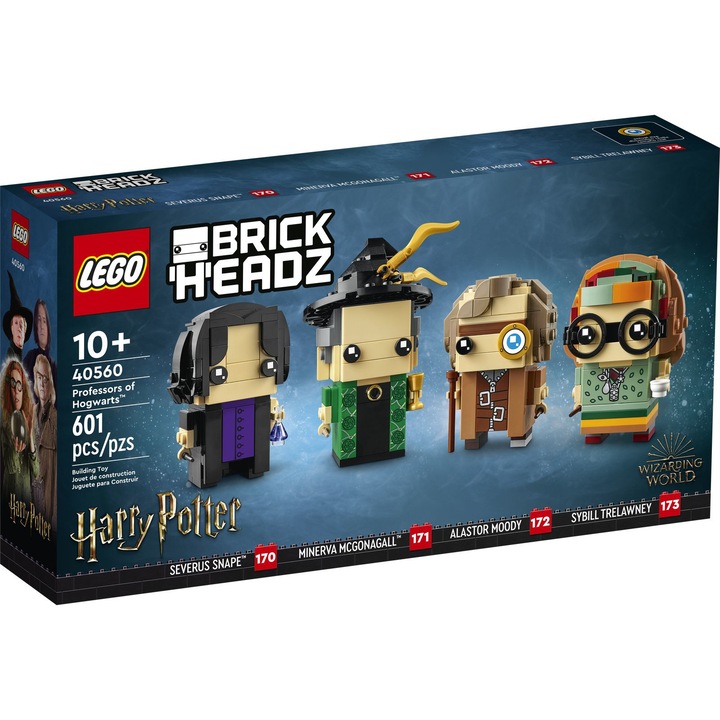 Set de constructie BrickHeadz Hogwarts Professors, Lego, 601 piese, Multicolor