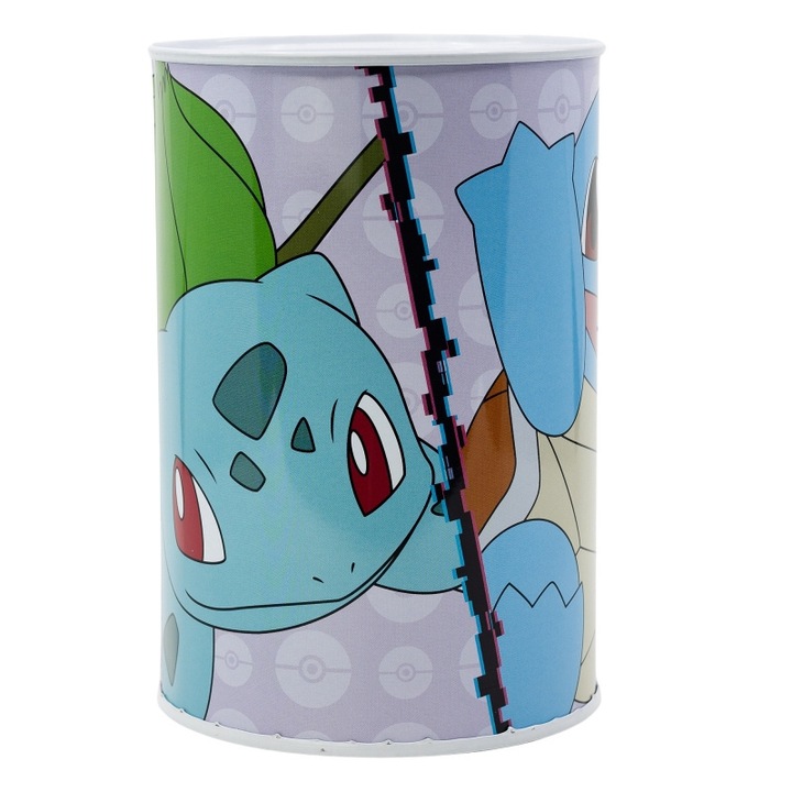 Метална касичка Stor, Pokemon, Blind, 15x10 см