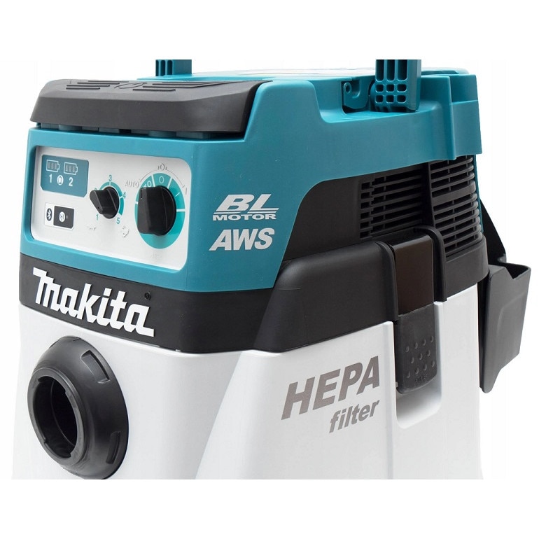 Aspirator, Makita, 2x18V, 15 l, Gri/Albastru - eMAG.ro