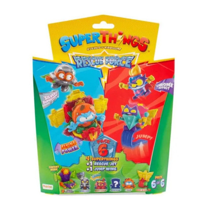 Set 6 figurine Superthings Rescue Force, Magic Box, Multicolor