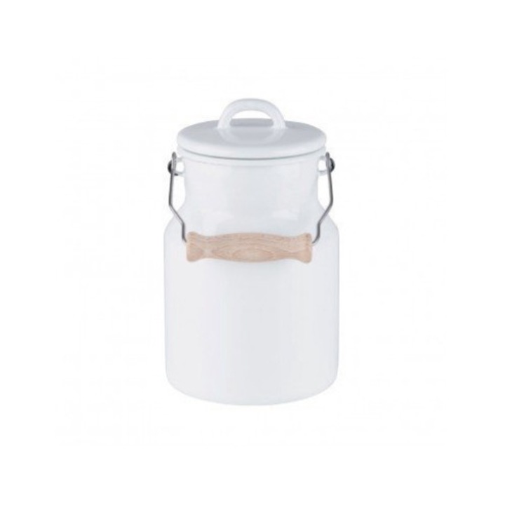 Cana de lapte, Riess, Ceramica, 1.5l, Alb