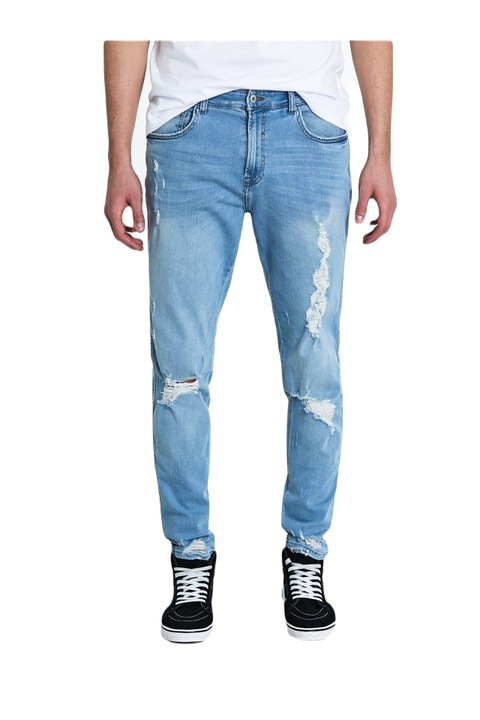 Denim Piazza Italia Pantaloni Pantaloni De Barbati Din Denim