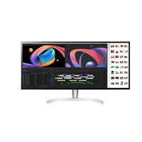 Monitor LED IPS LG UltraWide 34", 5k WUHD (5120x2160), 60Hz, 5ms, Display HDR 600, DCI-P3 90%, Boxe 5W x2, USB Type-C/Thunderbolt, Hub USB, 2x HDMI, Display Port, Jack, Pivot, alb