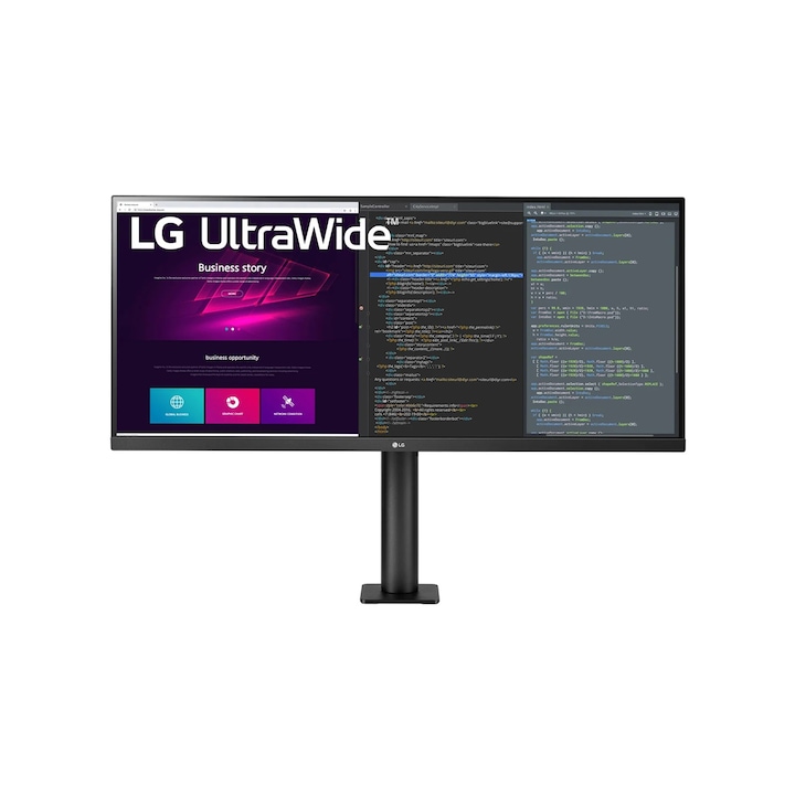 LG UltraWide 34WN780P-B Monitor, IPS, 34", QHD 3440x1440 , HDR10, FreeSync, 300cd/m2, HDMI, DP